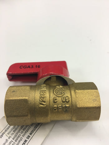 Part# FT999BV - 1/2 Pipe x 1/2 Pipe Ball Valve