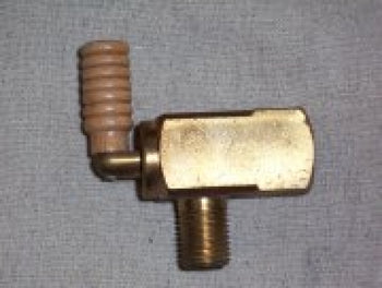 Gas valve 1/4" burner by 3/8 female inlet